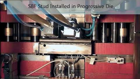 SBF Stud Progressive Die Installation