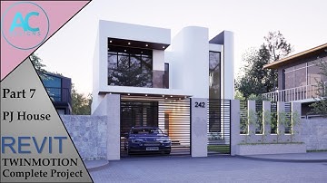 PJ House | Part 7 | Complete Step By Step Project | Revit and Twinmotion Tutorial