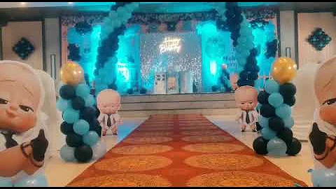 Boss Baby Birthday Theme Highlights..!!! ( Blue + Black) #shorts #trendingshorts #youtubeshorts