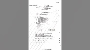 RDBMS Using ORACLE Paper BCA S.Y. (Sem - III) Examination Nov/Dec - 2023 #rdbms #bca #bamu