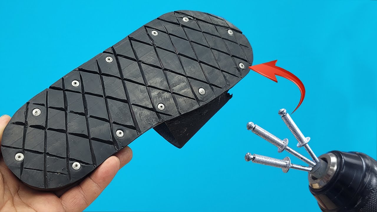 Adidas company also had to patent me for this! Just one rivet can fix ...