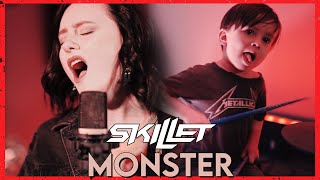 : "Monster" - Skillet (Cover by First to Eleven ft. 4 y.o. Coen Krysiak)