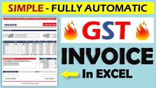 How To Create GST Invoice In Excel || Fully Automatic Invoice Template || In Hindi How To Create GST Invoice In Excel || Fully Automatic Invoice Template || In Hindi