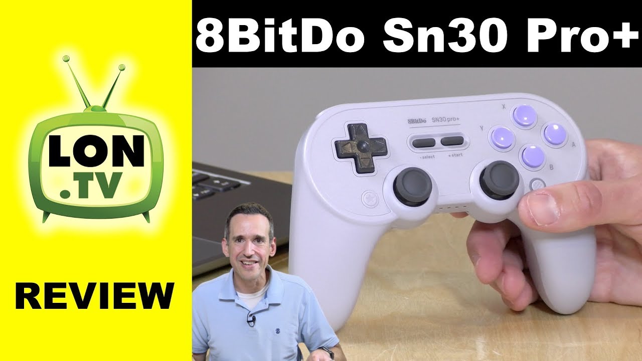 8bitdo Sn30 Pro Bluetooth Gamepad Review Lag Testing Config Software And More Youtube