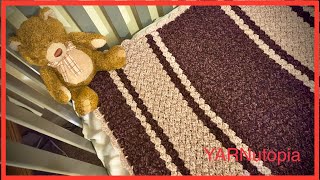 How to Crochet Tutorial: Cuddle Up Baby Blanket