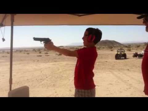 Tyler Shooting a Beretta