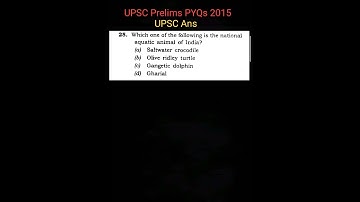 Part 71 : UPSC CSE 2015 PYQS Topicwise | Environment #uniquecreators