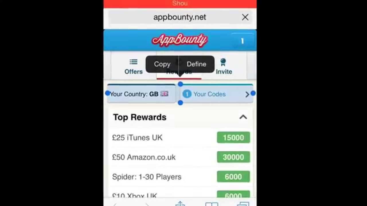 Appbounty Glitch Working 2016 by XenoxHD - Appbounty proof that it works iTunes gift card