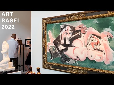 Art Basel 2022 in Basel Galerie Rundgang (4K, 60 fps)