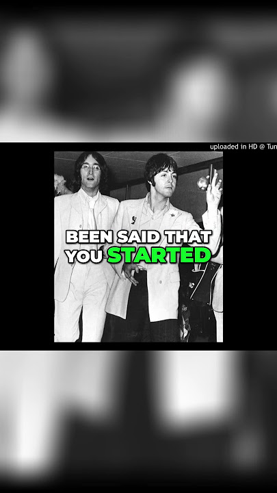 The Secret to Our Unprecedented Success #johnlennon #paulmccartney