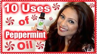 10 Uses for Peppermint Oil! Headaches, Odor, Stress-Relief, Natural Energy