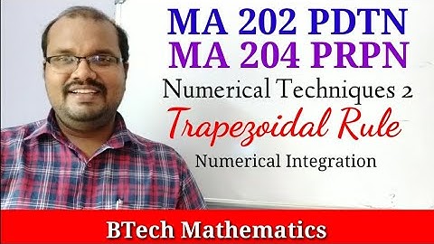 Trapezoidal Rule | Numerical Techniques 2(Part 3) | S4 Mathematics | KTU