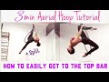 Beginner Aerial Hoop (Lyra) Tutorial - Easy Top Bar Sequence and Split