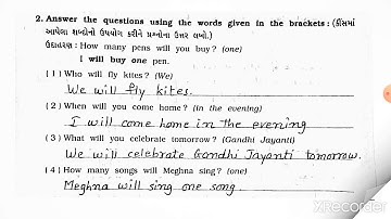 R.H.KOTAK PRIMARY SCHOOL ENGLISH GRAMMAR Std- 7 ch-  4 SIMPLE FUTURE TENSE