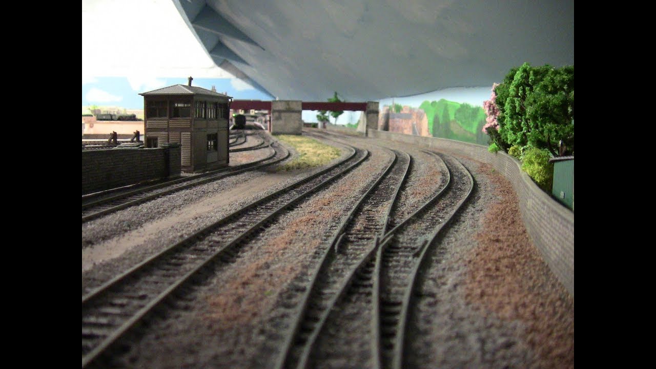 railway jobs Pelaw Junction Update Trackwork ballasted and weathered. No123