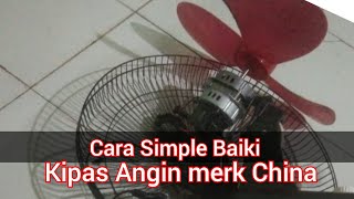 How to repair a Chinese brand fan