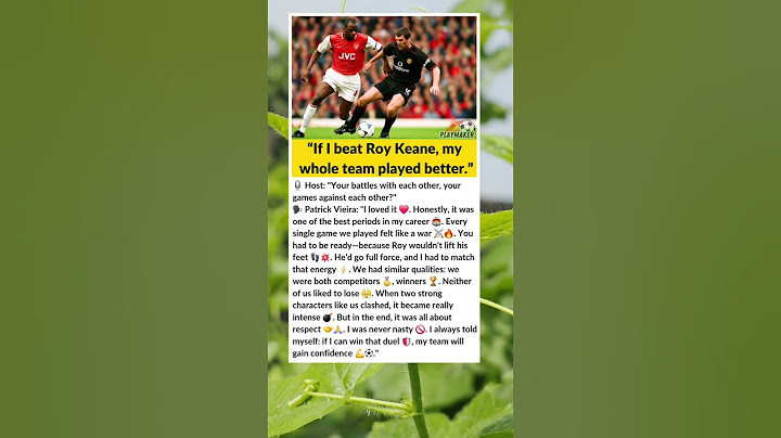 "Vieira vs Keane: Duel That Lit Up the Premier League 🔥👊"