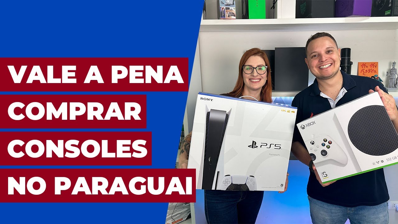 PlayStation e XBox são bem mais baratos aqui no Paraguai! Direto