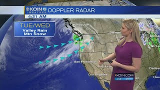 4:30am Tuesday Forecast KOIN 6 News January 23, 2018