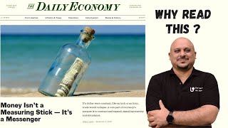 Readlite Article 1 Oct 14, 2025: Logic in Reading  “Money Isn’t a Measuring Stick, It’s a Messenger”