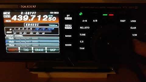 Easy way to program a repeater in the memory of Yaesu 991A (Repeater shift / offset)