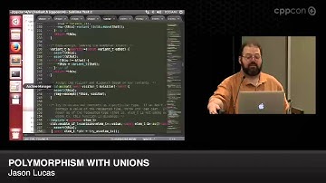 CppCon 2014: Jason Lucas "Polymorphism with Unions"