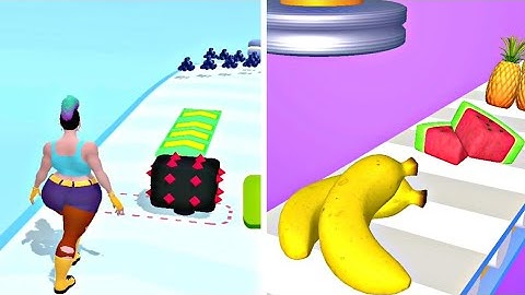 ➡️ Fat 2 Fit Body Race  🆚️ ASMR studio3D ! Satisfying and Relaxing ASMR  Games