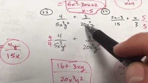 Algebra 2 Rational Functions Quiz #2 Review Video