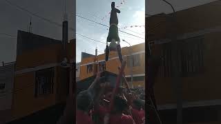 Inicio de carnavales Illimo entre bando rojo y bando verde