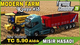 Tc5.90 Ve Seri̇n Damper Dorse Aldik Misir Hasadi Yaptik Farming Simulator 25 Konya Moder Farm