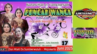 live campursari puncak wangi wedding  wulan dan ferdinan ds mlati simongagrok kec ndawar mojokerto