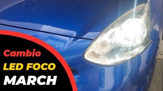 Cambio de Focos a Nissan March - YouTube