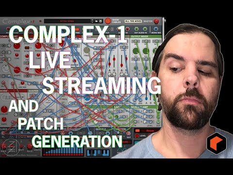 Complex-1 Modular Synthesizer LIVE Patch Generation & Virtual Modular Improv