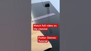 Flutter Sleeves Tutorial # #fluttersleeves#fluttertutorial #shortvideo #viral #shortsvideo #youtube