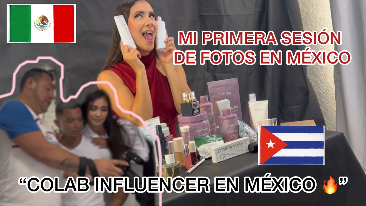 Cubana en México haciendo una sesión de fotos influencer 🇨🇺📸 