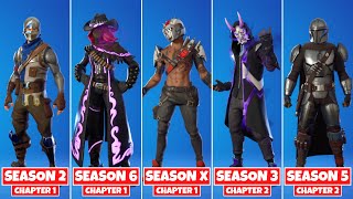 Evolution of Fortnite Tier 1 Battle Pass Skins (Chapter 1 Season 1 - Chapter 2 Season 5)