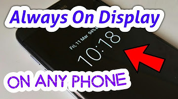 How to Get Always On Display Feature on Any Android Phone!