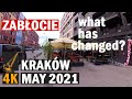 Krakow 🇵🇱 Kotlarski Bridge | Zablocie | Schindler's villa & factory | Poland | 4K walk | May 2021