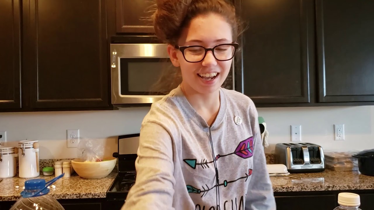 Kylie Cooks Angel Food Cake!