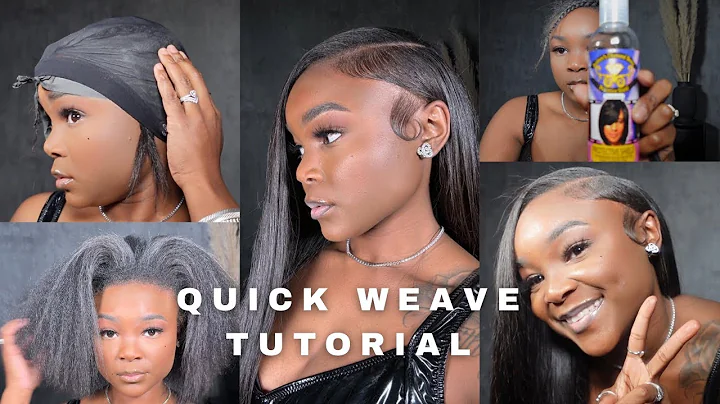 Quick Weave Tutorial for Beginners | Deep Side Part