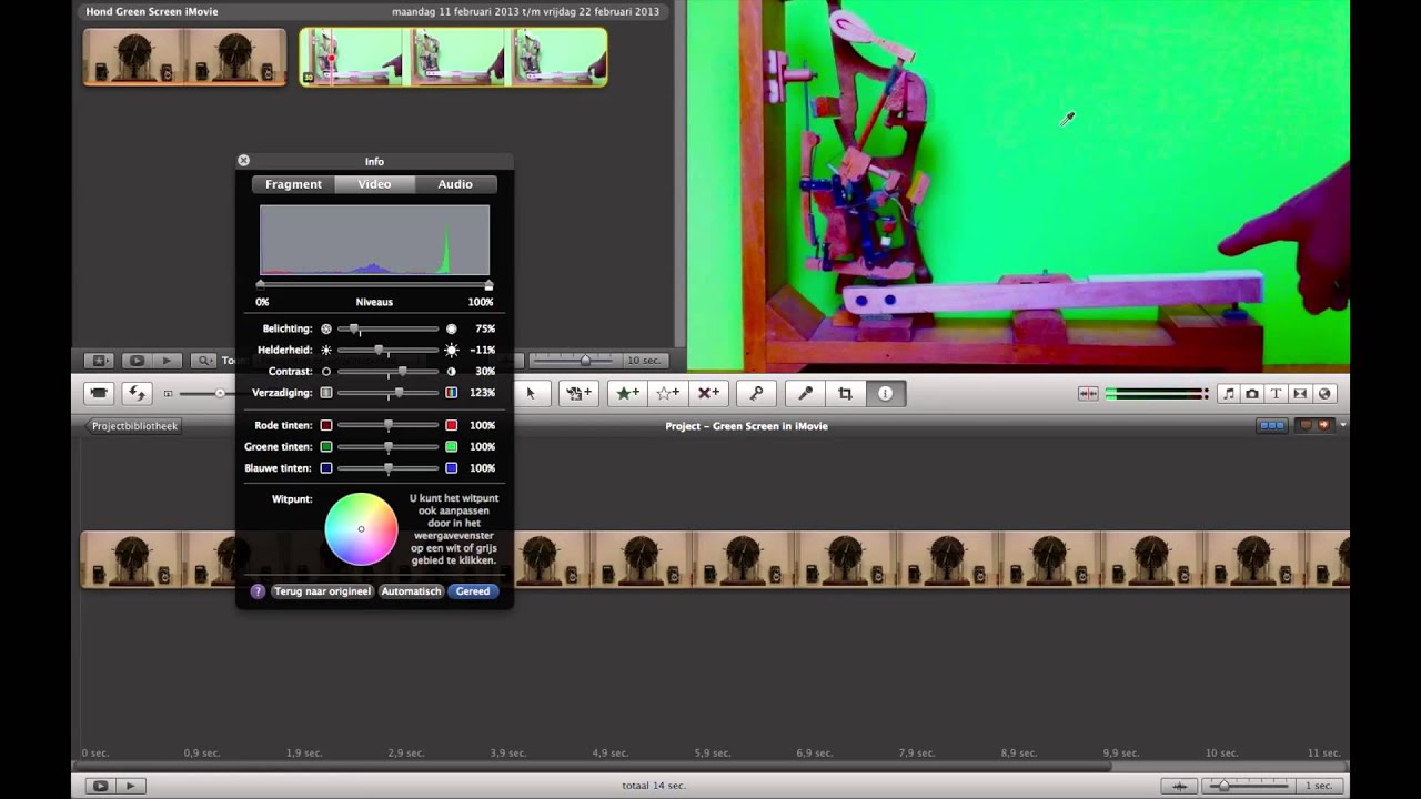 Green Screen iMovie YouTube