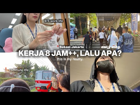 #irenepodvlog | realistic Bekasi-Jakarta work life, commute, 9-5 work, self-care 