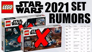 2021 LEGO Star Wars Set RUMORS! NO CLONE WARS SETS?!