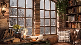 Cozy Morning Atmosphere ☕️ Winter Forest & Snowfall by Window - Reading Books with Jazz Music Piano by Jazz Cafe Vibes 2,714 views 4 months ago 1 hour, 58 minutes