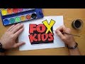 Fox Kids logo - painting