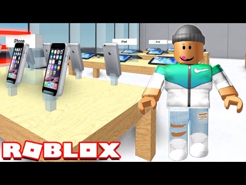 Making My Own Apple Store In Roblox Youtube