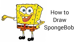 How To Draw Spongebob Squarepants - Craftomania By Shivi