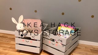 IKEA HACK Knagglig Toys storage / Toy cart
