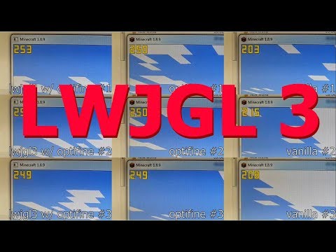 Minecraft with LWJGL 3 - Performance comparison