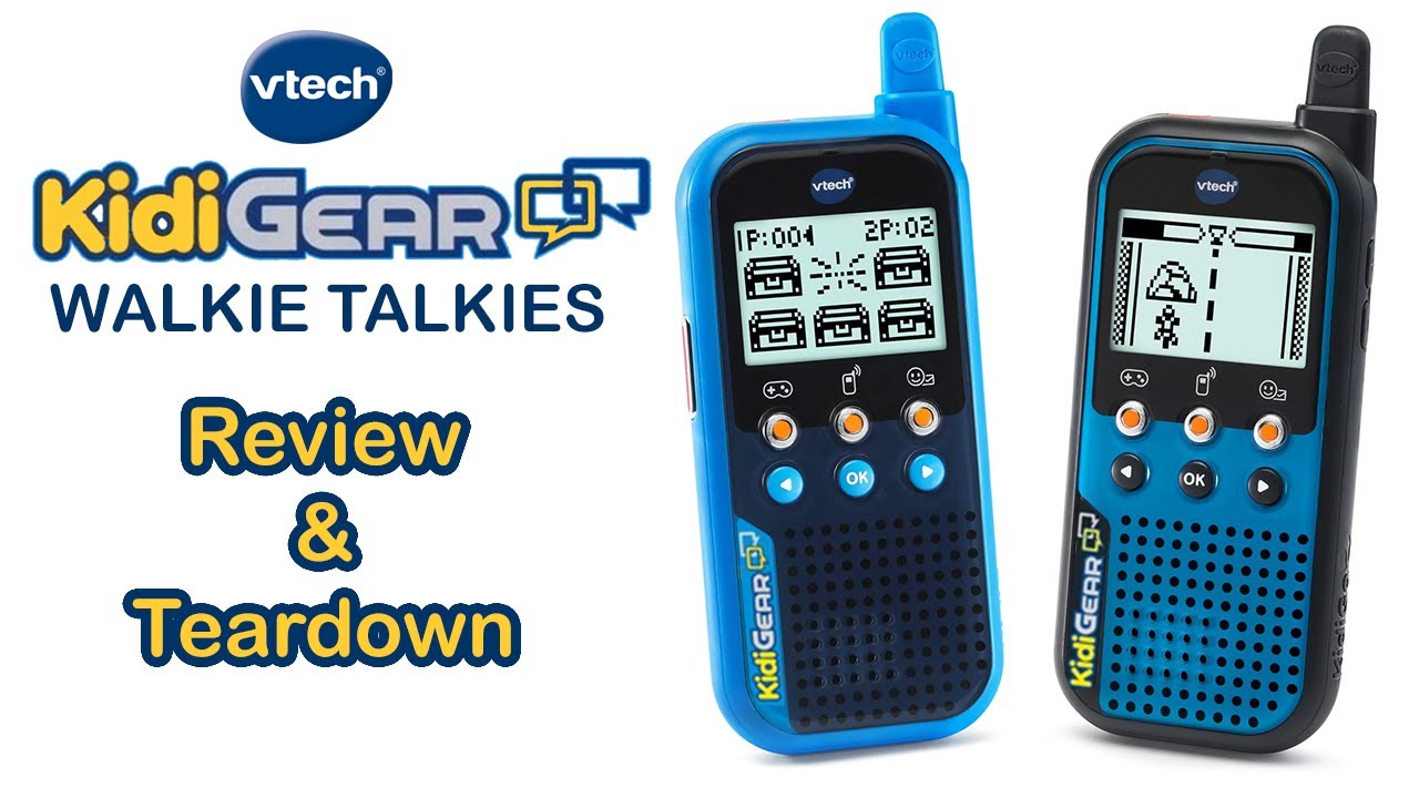 Vtech Kidigear walkie talkies review. Quick look and teardown
